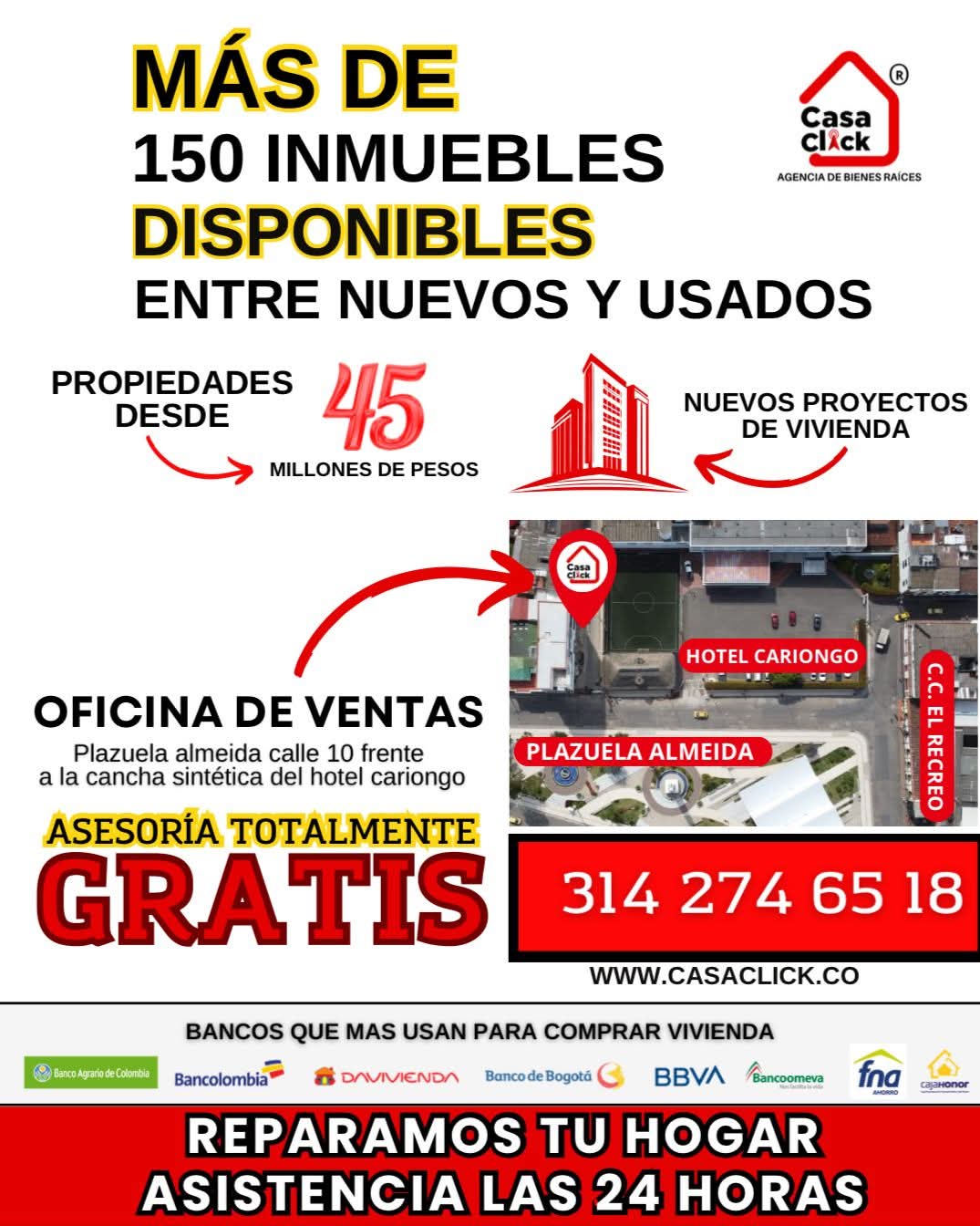 Publicidad CasaClick vivienda